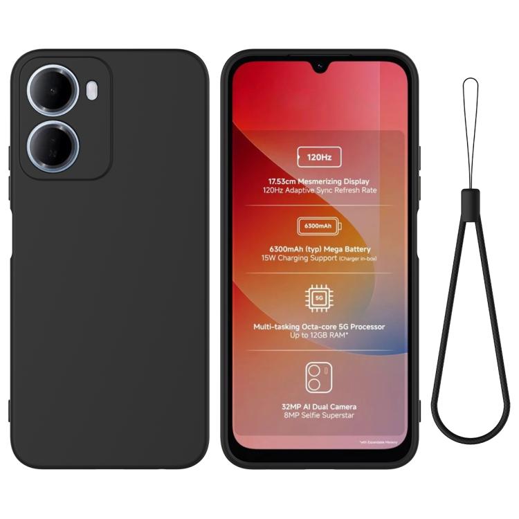 For Redmi 15a 5G / R70 5G / R70m 5G Solid Color Liquid Silicone Dropproof Full Coverage Phone Case(Black)
For Redmi 15a 5G / R70 5G / R70m 5G Solid Color Liquid Silicone Dropproof Full Coverage Phone Case(Black)