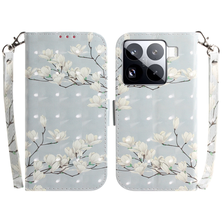 For Xiaomi 15 Pro 3D Colored Flip Leather Phone Case(Magnolia)
For Xiaomi 15 Pro 3D Colored Flip Leather Phone Case(Magnolia)