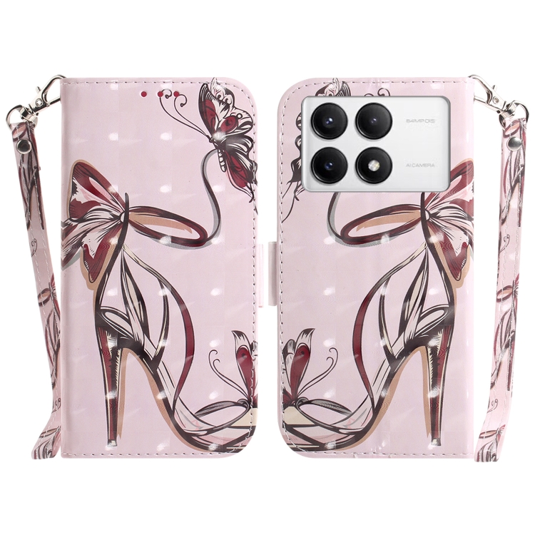 For Xiaomi Redmi K70 Pro / K70 3D Colored Flip Leather Phone Case(Butterfly High-heeled)
For Xiaomi Redmi K70 Pro / K70 3D Colored Flip Leather Phone Case(Butterfly High-heeled)