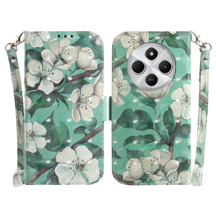 For Redmi 14C 4G 3D Colored Flip Leather Phone Case(Watercolor Flower)
For Redmi 14C 4G 3D Colored Flip Leather Phone Case(Watercolor Flower)