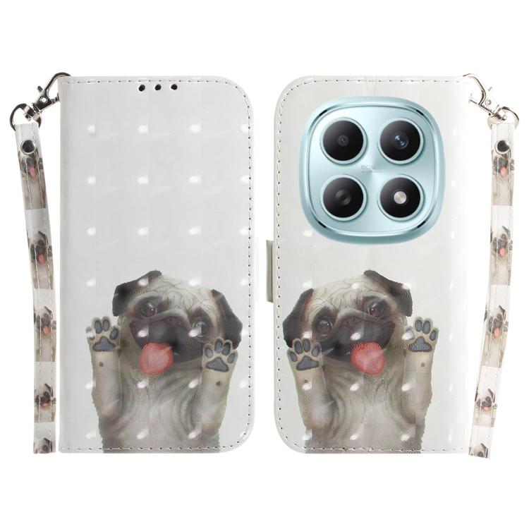 For Redmi Note 15 4G / 5G Global 164mm / Poco M8 5G 3D Colored Flip Leather Phone Case(Pug)
For Redmi Note 15 4G / 5G Global 164mm / Poco M8 5G 3D Colored Flip Leather Phone Case(Pug)