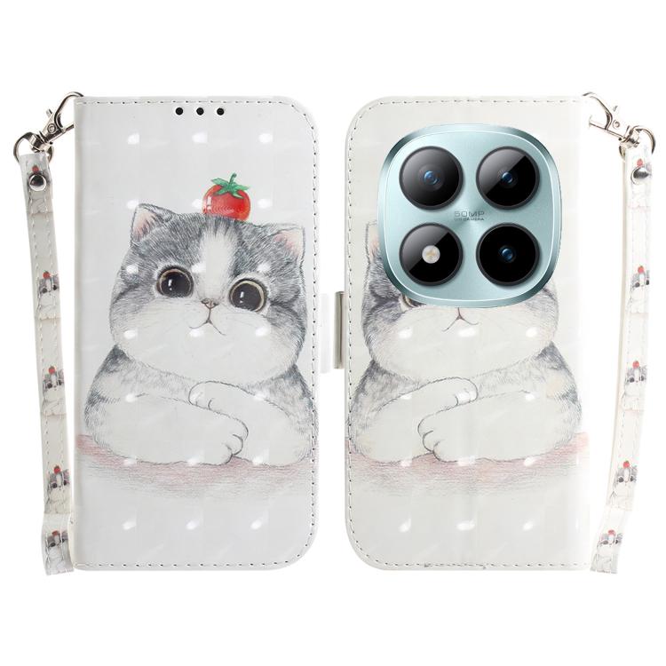 For Redmi Note 15 Pro+ 5G 163.3mm / Poco M8 Pro 5G 3D Colored Flip Leather Phone Case(Cute Cat)
For Redmi Note 15 Pro+ 5G 163.3mm / Poco M8 Pro 5G 3D Colored Flip Leather Phone Case(Cute Cat)