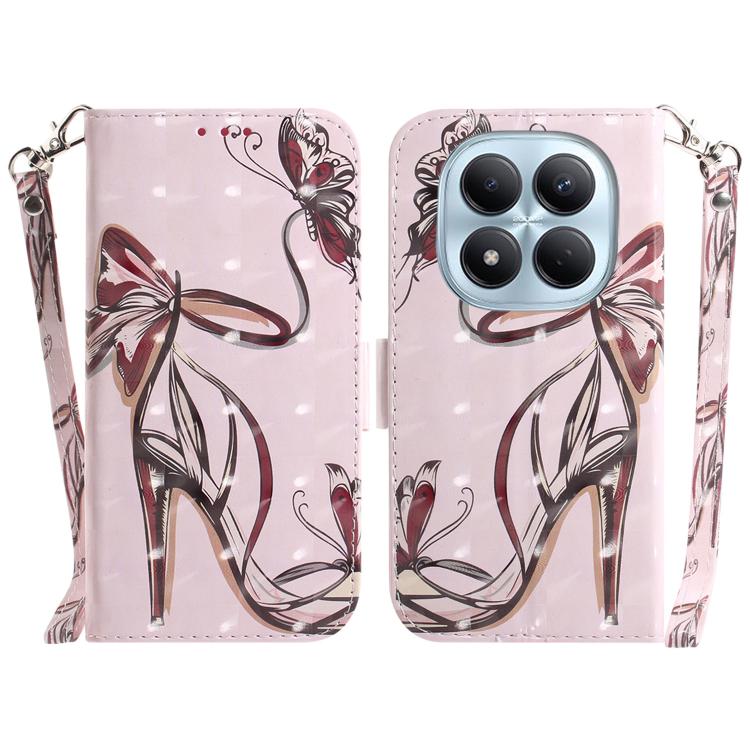 For Redmi Note 15 Pro 4G Global 163.2mm 3D Colored Flip Leather Phone Case(Butterfly High-heeled)
For Redmi Note 15 Pro 4G Global 163.2mm 3D Colored Flip Leather Phone Case(Butterfly High-heeled)