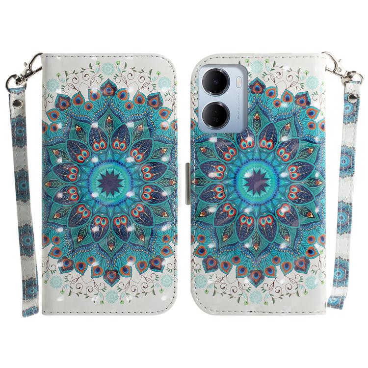 For Redmi 15a 5G 3D Colored Flip Leather Phone Case(Peacock Wreath)
For Redmi 15a 5G 3D Colored Flip Leather Phone Case(Peacock Wreath)