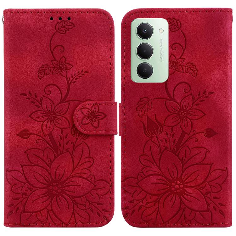 For Redmi 15 5G Global / 15 4G SEA 169.5mm Lily Embossed Leather Phone Case(Red)
For Redmi 15 5G Global / 15 4G SEA 169.5mm Lily Embossed Leather Phone Case(Red)