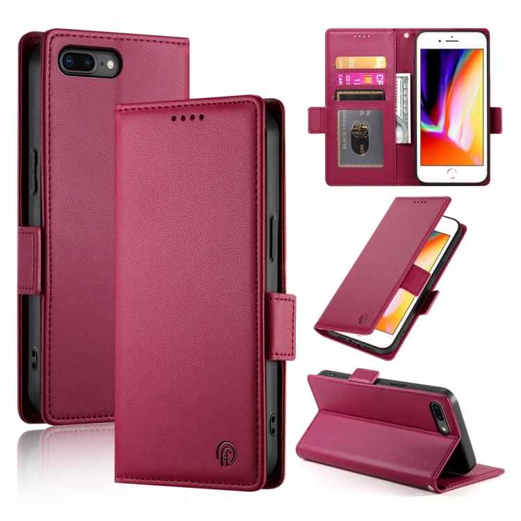 For iPhone 8 Plus / 7 Plus Side Buckle Magnetic Frosted Leather Phone Case(Wine Red)
For iPhone 8 Plus / 7 Plus Side Buckle Magnetic Frosted Leather Phone Case(Wine Red)