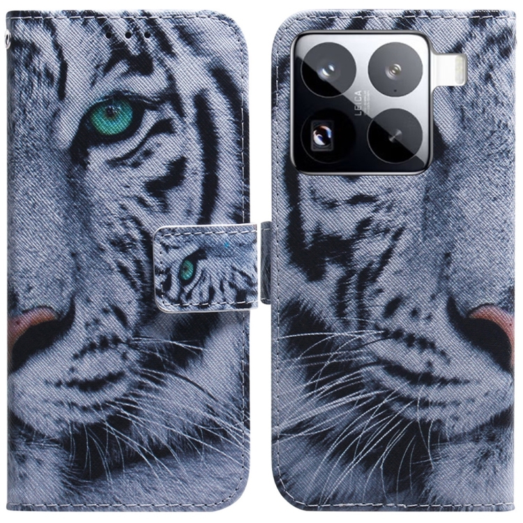 For Xiaomi 15 Pro Coloured Drawing Flip Leather Phone Case(Tiger)
For Xiaomi 15 Pro Coloured Drawing Flip Leather Phone Case(Tiger)