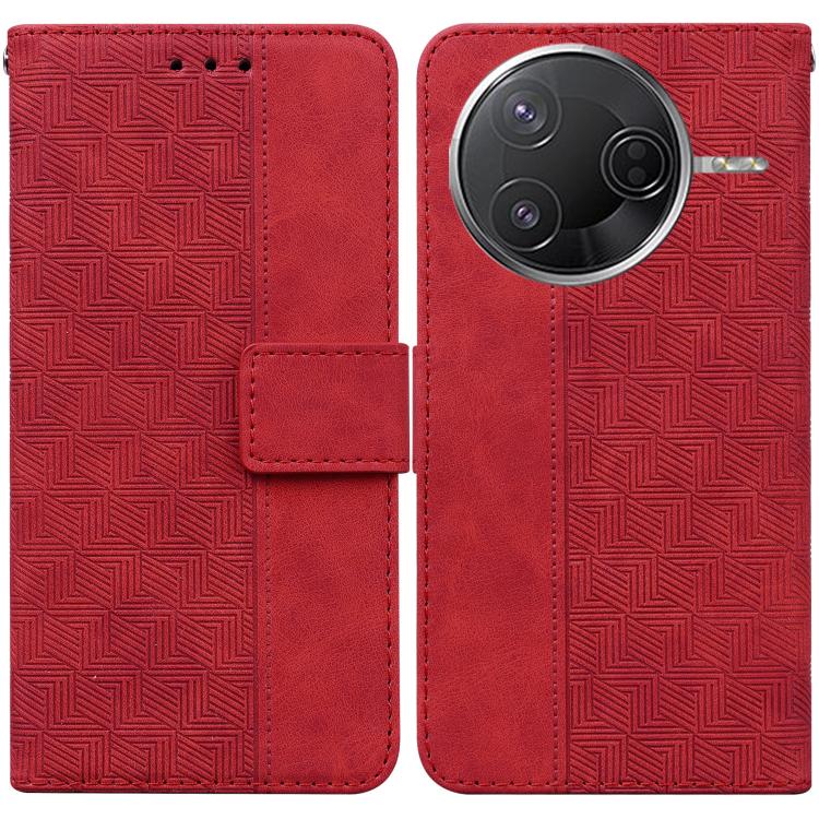 For Redmi K80 / K80 Pro / Xiaomi Poco F7 Pro Geometric Embossed Leather Phone Case(Red)
For Redmi K80 / K80 Pro / Xiaomi Poco F7 Pro Geometric Embossed Leather Phone Case(Red)