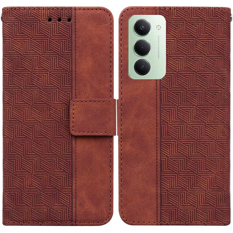 For Redmi 15 5G Global / 15 4G SEA 169.5mm Geometric Embossed Leather Phone Case(Brown)
For Redmi 15 5G Global / 15 4G SEA 169.5mm Geometric Embossed Leather Phone Case(Brown)