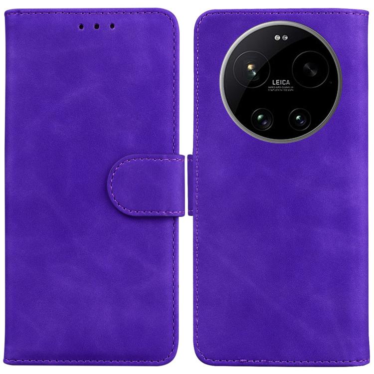 For Xiaomi 17 Ultra Skin Feel Pure Color Flip Leather Phone Case(Purple)
For Xiaomi 17 Ultra Skin Feel Pure Color Flip Leather Phone Case(Purple)