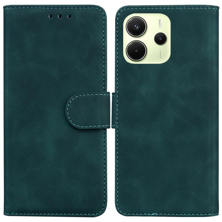 For Redmi Note 14 4G 164.84mm Skin Feel Pure Color Flip Leather Phone Case(Green)
For Redmi Note 14 4G 164.84mm Skin Feel Pure Color Flip Leather Phone Case(Green)