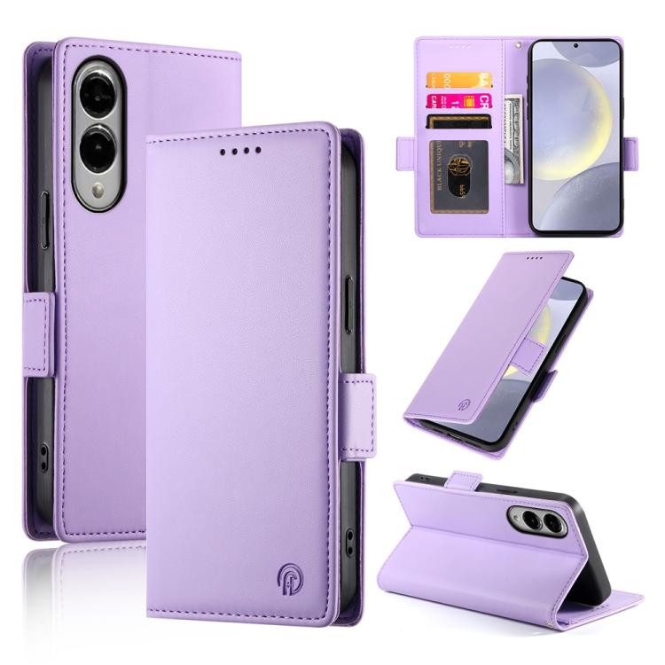 For Samsung Galaxy S25 Edge 5G Side Buckle Magnetic Frosted Leather Phone Case(Purple)
For Samsung Galaxy S25 Edge 5G Side Buckle Magnetic Frosted Leather Phone Case(Purple)