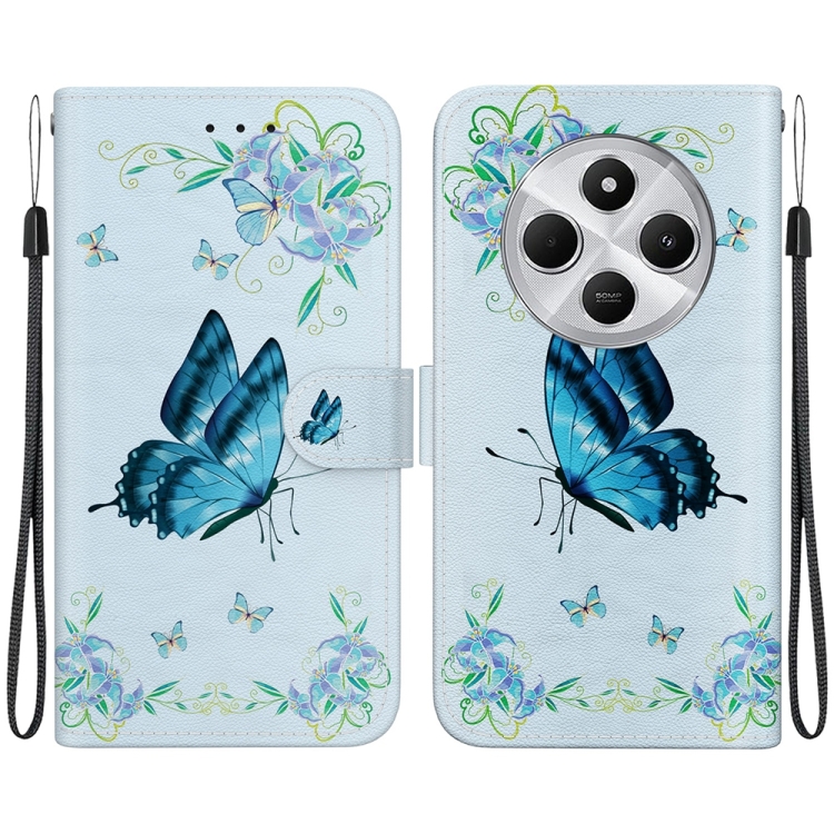 For Redmi 14C 4G Crystal Texture Colored Drawing Leather Phone Case(Blue Pansies)
For Redmi 14C 4G Crystal Texture Colored Drawing Leather Phone Case(Blue Pansies)
