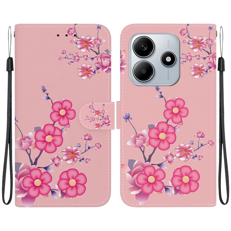For Redmi Note 14 5G Crystal Texture Colored Drawing Leather Phone Case(Cherry Blossoms)
For Redmi Note 14 5G Crystal Texture Colored Drawing Leather Phone Case(Cherry Blossoms)