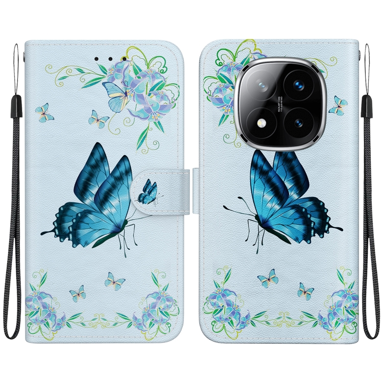 For Redmi Note 14 Pro / Note 14 Pro+ 5G Crystal Texture Colored Drawing Leather Phone Case(Blue Pansies)
For Redmi Note 14 Pro / Note 14 Pro+ 5G Crystal Texture Colored Drawing Leather Phone Case(Blue Pansies)