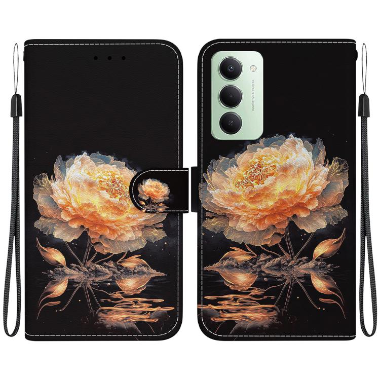 For Redmi 15 5G / 4G EU 171mm Crystal Texture Colored Drawing Leather Phone Case(Gold Peony)
For Redmi 15 5G / 4G EU 171mm Crystal Texture Colored Drawing Leather Phone Case(Gold Peony)