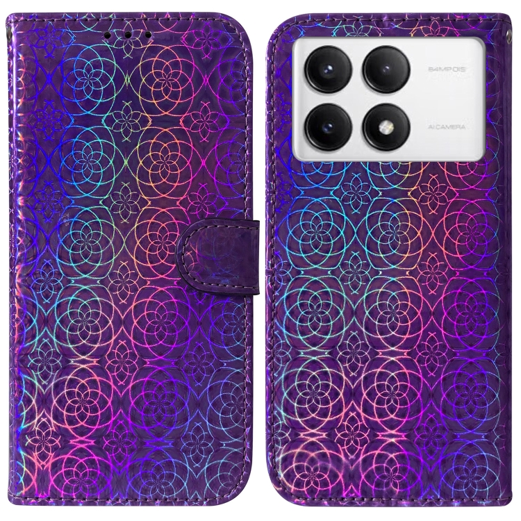 For Xiaomi Poco F6 Pro Colorful Magnetic Buckle Leather Phone Case(Purple)
For Xiaomi Poco F6 Pro Colorful Magnetic Buckle Leather Phone Case(Purple)