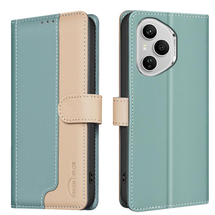 For Honor 400 Pro Global 160.8mm Color Matching RFID Anti-theft Leather Phone Case(Green)
For Honor 400 Pro Global 160.8mm Color Matching RFID Anti-theft Leather Phone Case(Green)