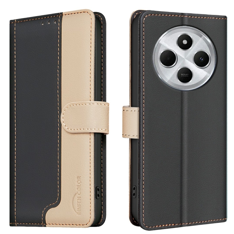 For Redmi 14C 4G Color Matching RFID Anti-theft Leather Phone Case(Black)
For Redmi 14C 4G Color Matching RFID Anti-theft Leather Phone Case(Black)