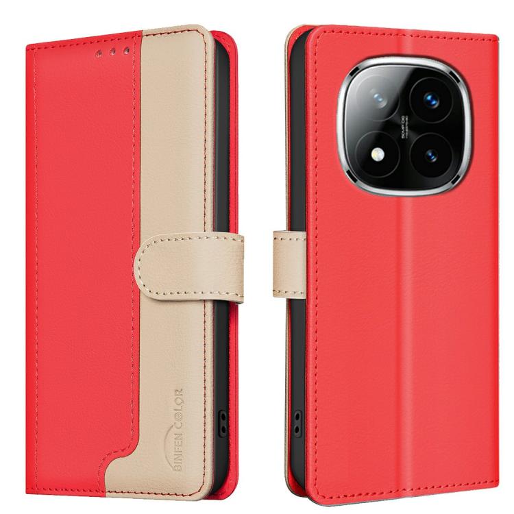 For Redmi Note 14 Pro 4G Color Matching RFID Anti-theft Leather Phone Case(Red)
For Redmi Note 14 Pro 4G Color Matching RFID Anti-theft Leather Phone Case(Red)