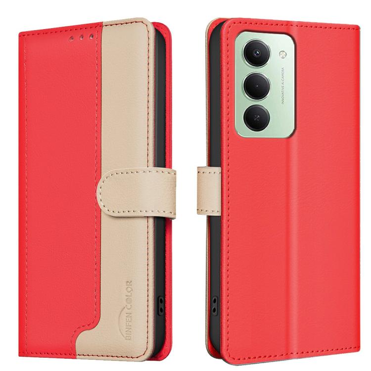 For Redmi 15 5G Global / 15 4G SEA 169.5mm Color Matching RFID Anti-theft Leather Phone Case(Red)
For Redmi 15 5G Global / 15 4G SEA 169.5mm Color Matching RFID Anti-theft Leather Phone Case(Red)