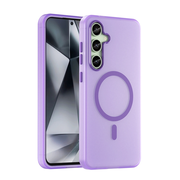 For Samsung Galaxy S24 FE 5G MagSafe Frosted Translucent TPU + PC Full Coverage Phone Case(Dark Purple)
For Samsung Galaxy S24 FE 5G MagSafe Frosted Translucent TPU + PC Full Coverage Phone Case(Dark Purple)