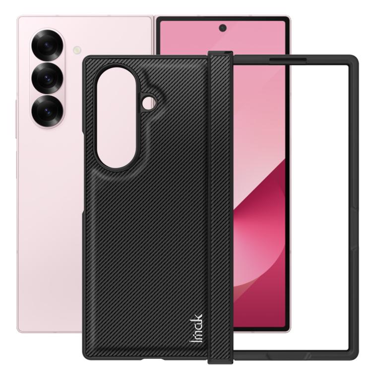 For Samsung Galaxy Z Fold7 5G imak Ruiyi Series Carbon Fiber PU + PC Phone Case
For Samsung Galaxy Z Fold7 5G imak Ruiyi Series Carbon Fiber PU + PC Phone Case