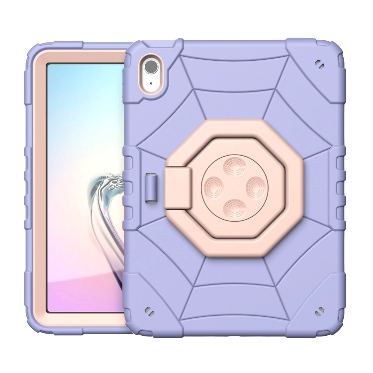 For iPad Air 2022 / 2020 10.9 Spider Turntable Handle Stress Relief Tablet Case(Purple Gold)
For iPad Air 2022 / 2020 10.9 Spider Turntable Handle Stress Relief Tablet Case(Purple Gold)