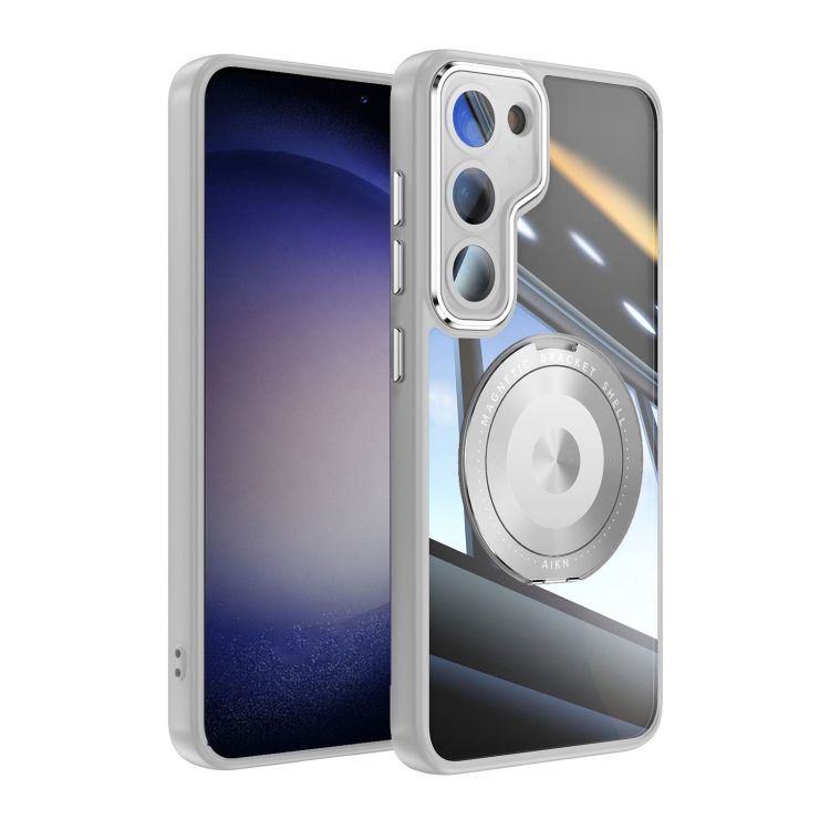 For Samsung Galaxy S23+ 5G 360 Holder MagSafe Acrylic Hybrid TPU Phone Case(Grey)
For Samsung Galaxy S23+ 5G 360 Holder MagSafe Acrylic Hybrid TPU Phone Case(Grey)