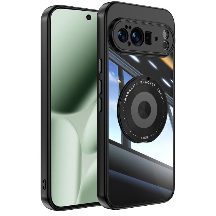 For Google Pixel 10 Pro XL 360 Holder Magsafe Acrylic Hybrid TPU Phone Case(Black)
For Google Pixel 10 Pro XL 360 Holder Magsafe Acrylic Hybrid TPU Phone Case(Black)