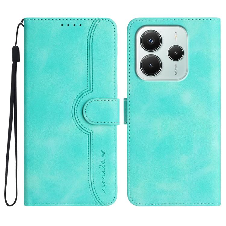 For Redmi Note 14 4G 164.84mm Heart Pattern Skin Feel Leather Phone Case(Light Blue)
For Redmi Note 14 4G 164.84mm Heart Pattern Skin Feel Leather Phone Case(Light Blue)