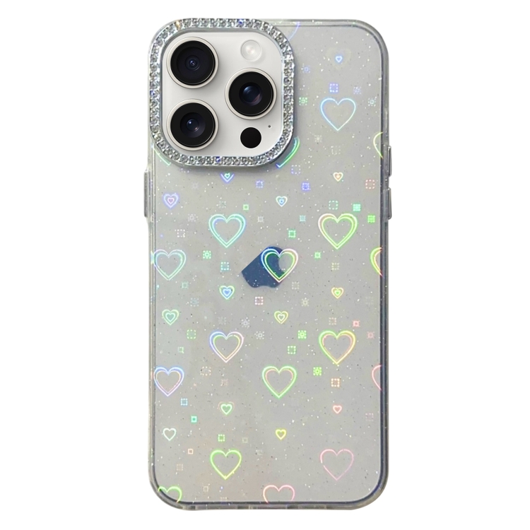 For iPhone 15 Pro Love Pattern Diamond Lens Frame IMD Acrylic Phone Case(White)
For iPhone 15 Pro Love Pattern Diamond Lens Frame IMD Acrylic Phone Case(White)