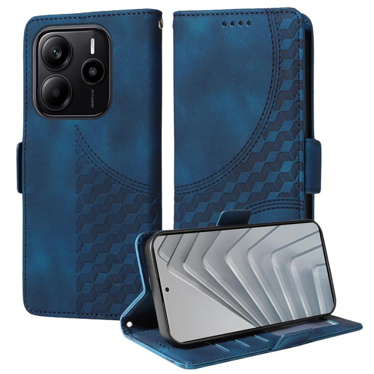 For Redmi Note 14 4G 163.25mm Global Embossed Rhombus Starry Leather Phone Case(Blue)
For Redmi Note 14 4G 163.25mm Global Embossed Rhombus Starry Leather Phone Case(Blue)