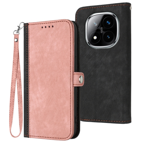 For Redmi Note 14 Pro+ 5G Side Buckle Double Fold Hand Strap Leather Phone Case(Pink)
For Redmi Note 14 Pro+ 5G Side Buckle Double Fold Hand Strap Leather Phone Case(Pink)