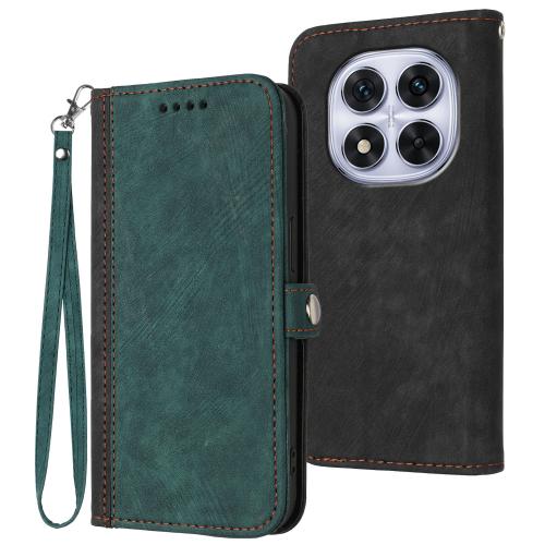 For Redmi Note 14 Pro 4G Side Buckle Double Fold Hand Strap Leather Phone Case(Dark Green)
For Redmi Note 14 Pro 4G Side Buckle Double Fold Hand Strap Leather Phone Case(Dark Green)