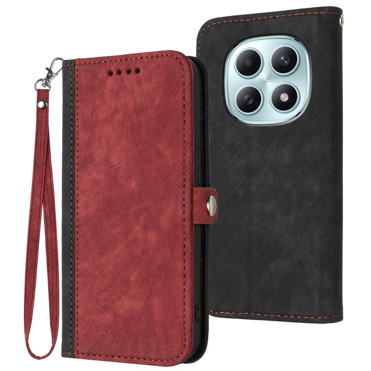 For Redmi Note 15 4G / 5G 164mm / Poco M8 5G Side Buckle Double Fold Hand Strap Leather Phone Case(Red)
For Redmi Note 15 4G / 5G 164mm / Poco M8 5G Side Buckle Double Fold Hand Strap Leather Phone Case(Red)