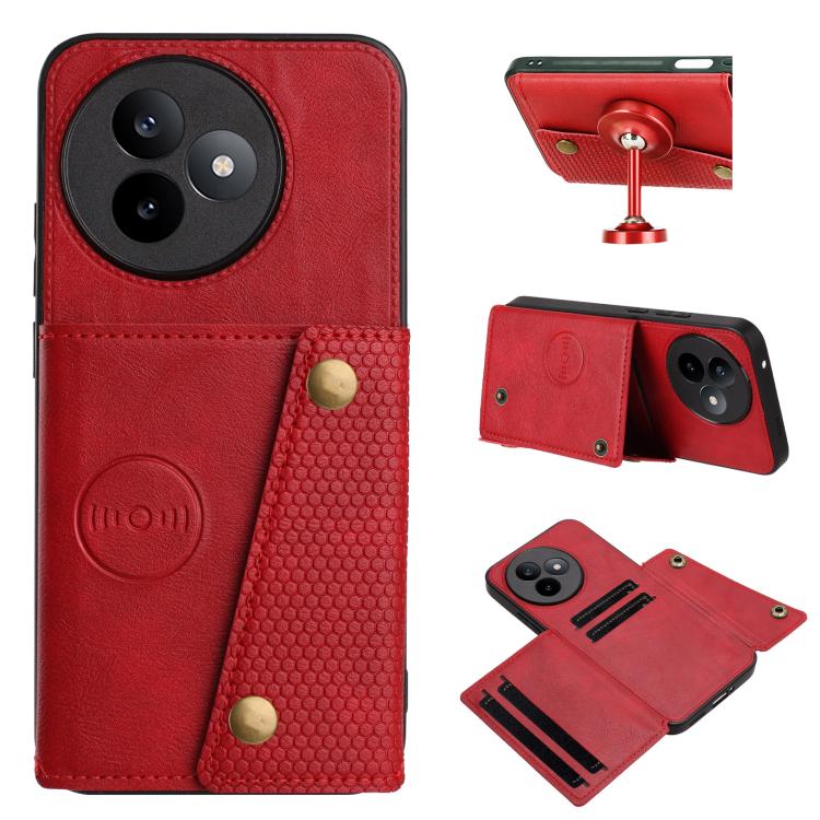 For Redmi K80 Ultra Double Buckle Card Slots Magnetic Phone Case(Red)
For Redmi K80 Ultra Double Buckle Card Slots Magnetic Phone Case(Red)