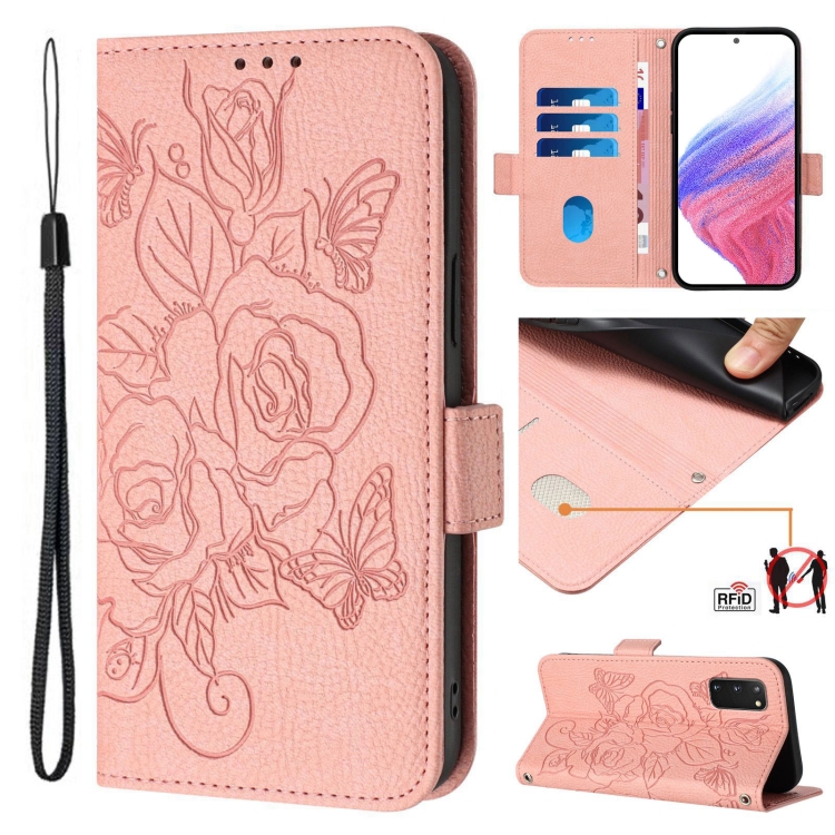 For Samsung Galaxy S20 FE 5G / 4G Embossed Rose RFID Anti-theft Leather Phone Case(Pink)
For Samsung Galaxy S20 FE 5G / 4G Embossed Rose RFID Anti-theft Leather Phone Case(Pink)