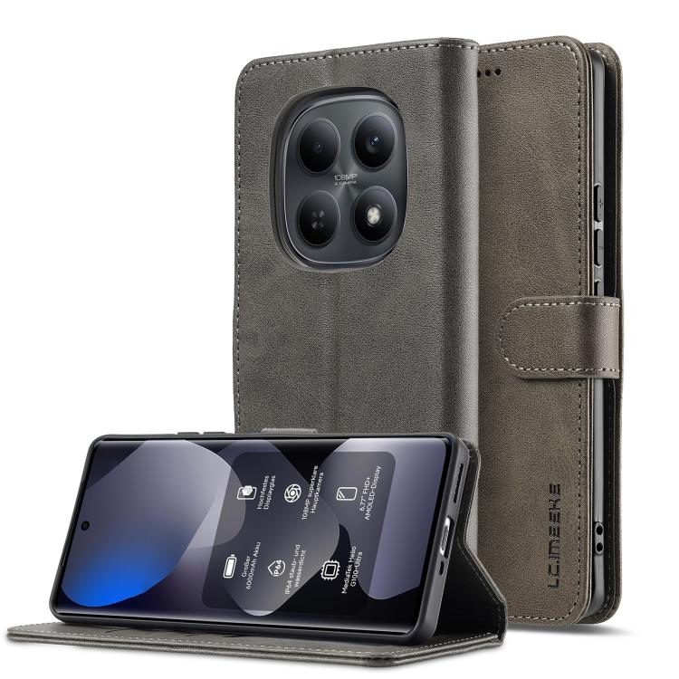 For Redmi Note 15 Pro 4G Global 163.2mm LC.IMEEKE Calf Texture Leather Phone Case(Grey)
For Redmi Note 15 Pro 4G Global 163.2mm LC.IMEEKE Calf Texture Leather Phone Case(Grey)
