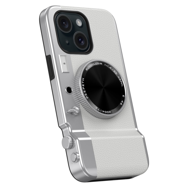 For iPhone 15 3D Retro Bluetooth Camera Magsafe Mirror Phone Case(White)
For iPhone 15 3D Retro Bluetooth Camera Magsafe Mirror Phone Case(White)