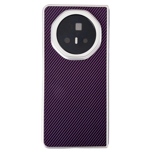 For Honor Magic V3 Carbon Fiber Leather Grain Kevlar Folding Phone Case(Purple)
For Honor Magic V3 Carbon Fiber Leather Grain Kevlar Folding Phone Case(Purple)