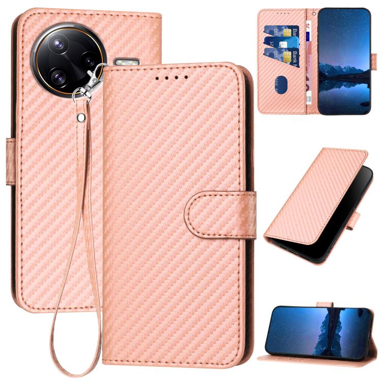 For Redmi K80 Pro / Xiaomi Poco F7 Ultra YX0070 Carbon Fiber Buckle Leather Phone Case with Lanyard(Pink)
For Redmi K80 Pro / Xiaomi Poco F7 Ultra YX0070 Carbon Fiber Buckle Leather Phone Case with Lanyard(Pink)