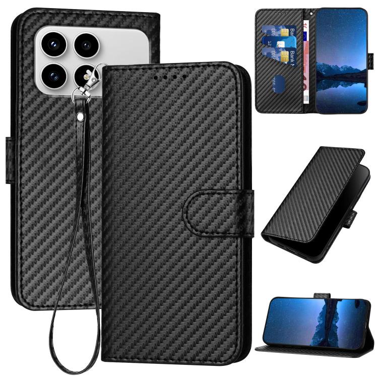For Redmi K90 / Xiaomi Poco F8 Pro 5G YX0070 Carbon Fiber Buckle Leather Phone Case with Lanyard(Black)
For Redmi K90 / Xiaomi Poco F8 Pro 5G YX0070 Carbon Fiber Buckle Leather Phone Case with Lanyard(Black)