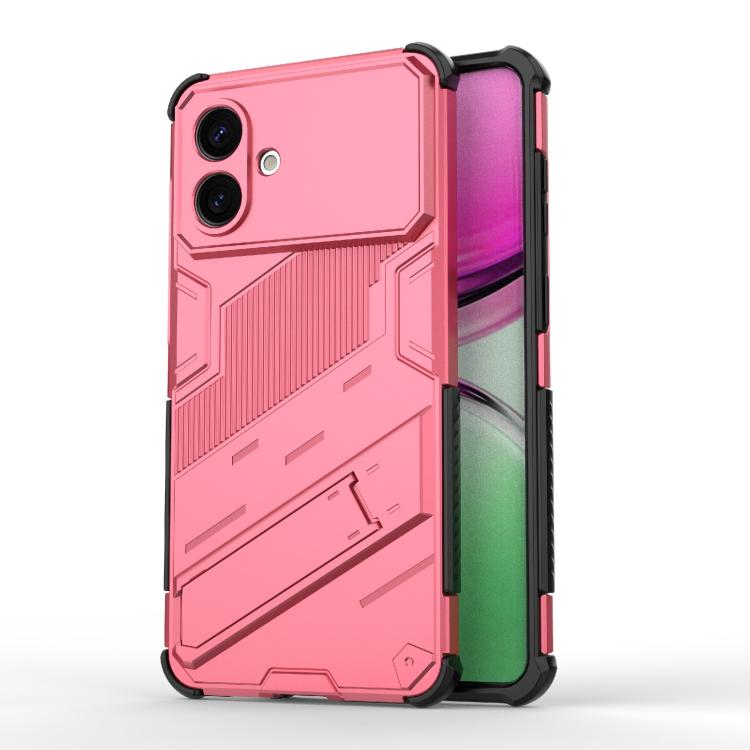 For Samsung Galaxy S26 Edge 5G Punk Armor 2 in 1 PC + TPU Shockproof Phone Case with Invisible Holder(Light Red)
For Samsung Galaxy S26 Edge 5G Punk Armor 2 in 1 PC + TPU Shockproof Phone Case with Invisible Holder(Light Red)