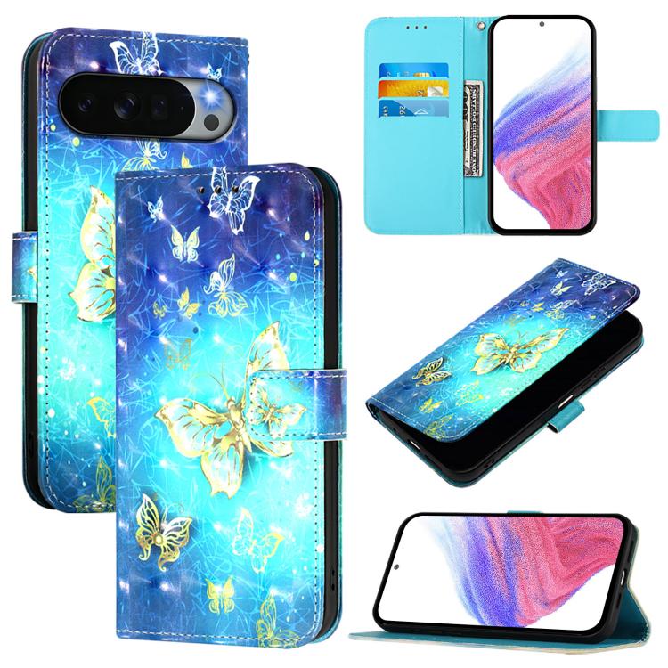 For Google Pixel 11 Pro XL 3D Painting Horizontal Flip Leather Phone Case(Golden Butterfly)
For Google Pixel 11 Pro XL 3D Painting Horizontal Flip Leather Phone Case(Golden Butterfly)