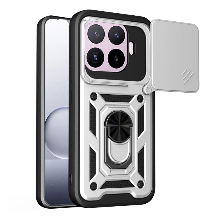 For Xiaomi 17T 5G Sliding Camera Cover Design TPU+PC Phone Case(Silver)
For Xiaomi 17T 5G Sliding Camera Cover Design TPU+PC Phone Case(Silver)