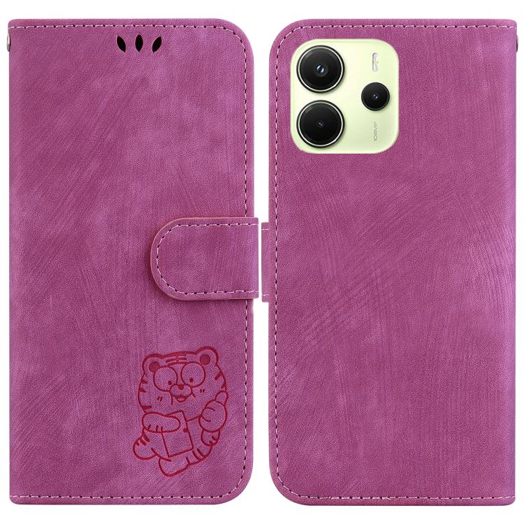 For Redmi Note 14 4G 164.84mm Little Tiger Embossed Leather Phone Case(Rose Red)
For Redmi Note 14 4G 164.84mm Little Tiger Embossed Leather Phone Case(Rose Red)