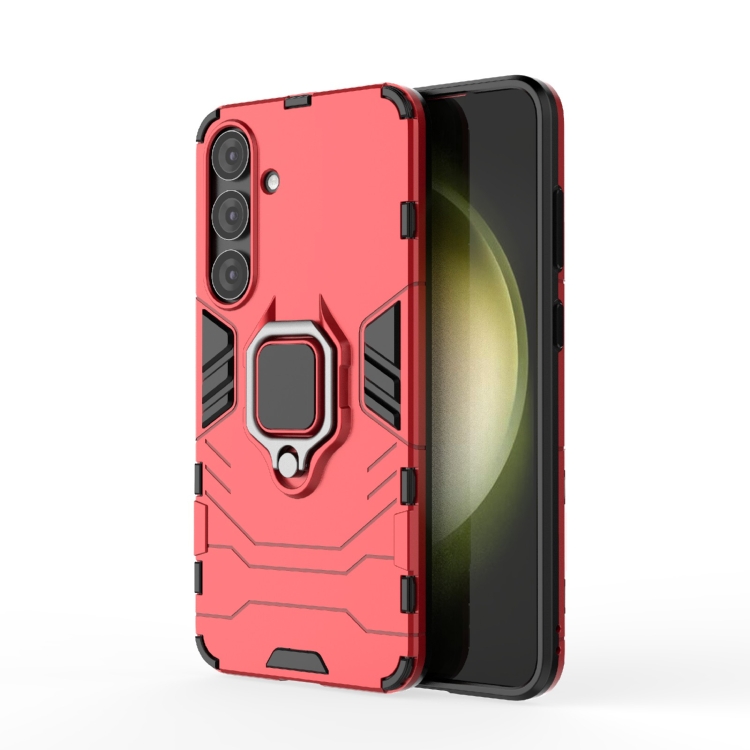 For Samsung Galaxy S25+ 5G PC + TPU Shockproof Protective Phone Case with Magnetic Ring Holder(Red)
For Samsung Galaxy S25+ 5G PC + TPU Shockproof Protective Phone Case with Magnetic Ring Holder(Red)