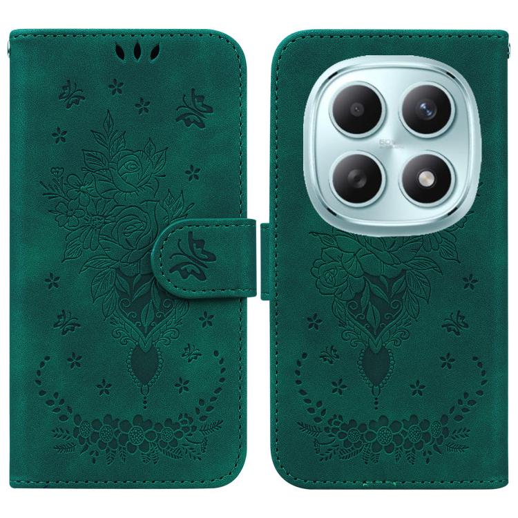 For Redmi Note 15 4G / 5G Global 164mm / Poco M8 5G Butterfly Rose Embossed Leather Phone Case(Green)
For Redmi Note 15 4G / 5G Global 164mm / Poco M8 5G Butterfly Rose Embossed Leather Phone Case(Green)