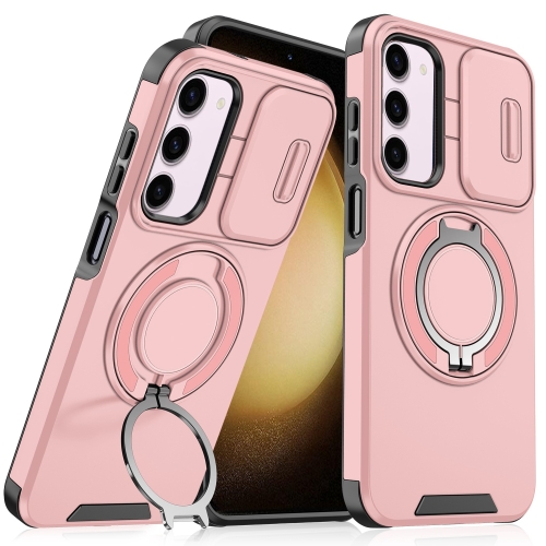 For Samsung Galaxy S23+ 5G Sliding Camshield Ring Holder Phone Case(Pink)
For Samsung Galaxy S23+ 5G Sliding Camshield Ring Holder Phone Case(Pink)